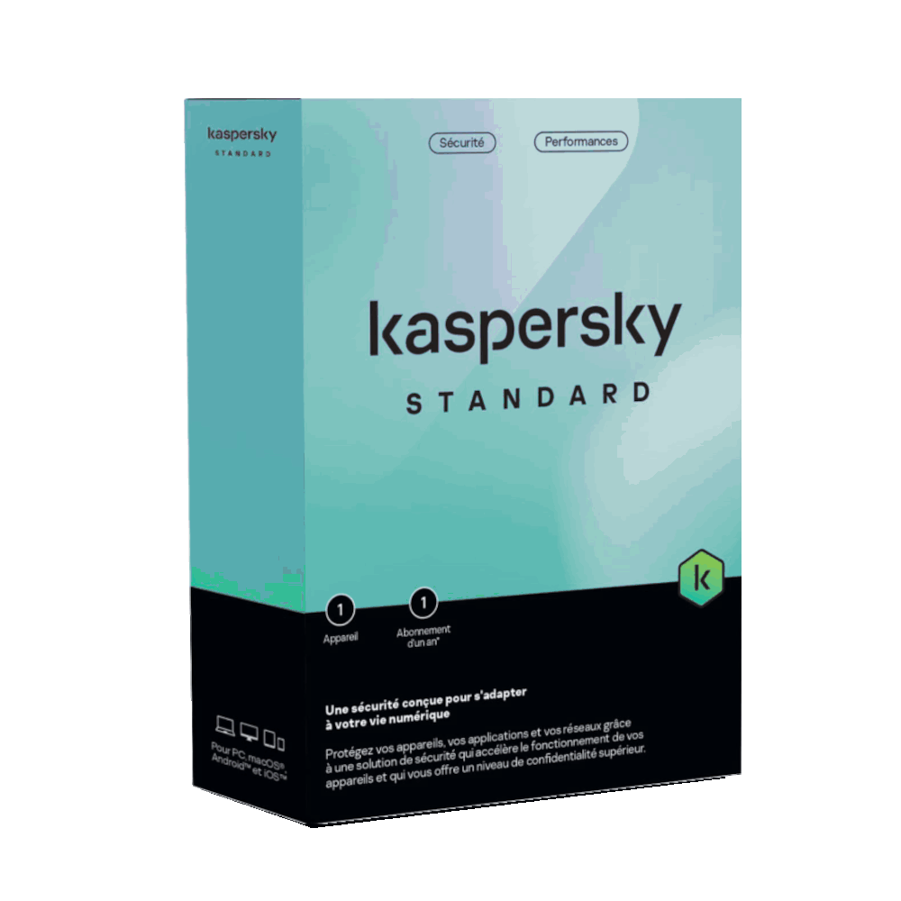 Kaspersky Standard - 1 Poste - 1 An